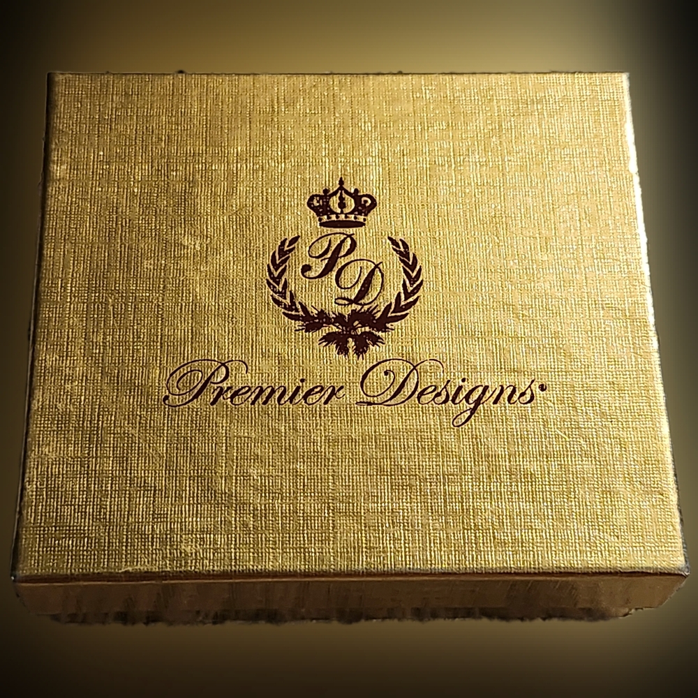 Vintage Premier Designs "Tutti Frutti" Earring & Necklace Set (in original box) - Picture 4 of 8